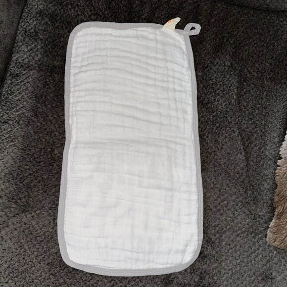 NEW Handcrafted Little Miss Valentine Burp Cloth - Picture 2 of 2